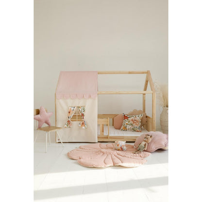 Moi Mili Luifel boven bed in de vorm van een huis "Pink", babywieghuis, decoratie voor jongenskamer, gepersonaliseerde babyhuizen baldakijn foto 4