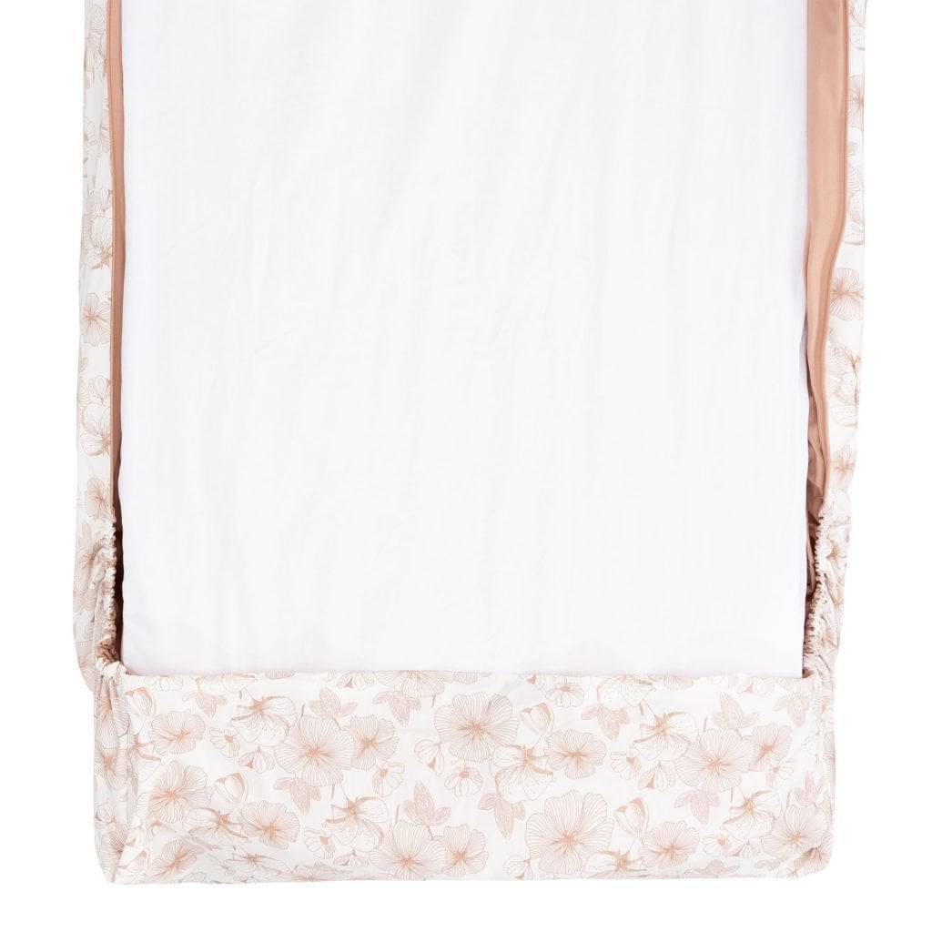 Witlof for Kids Tuck-inn dekbedovertrek 1-persoons 140x200cm Flower Powder foto 4