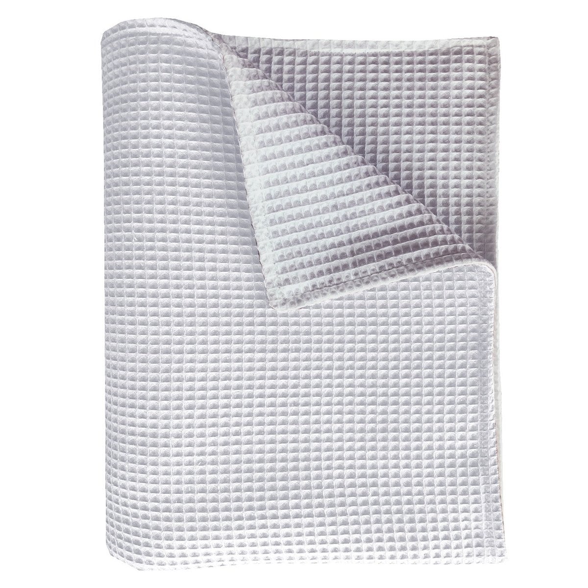 BINK Bedding Wiegdeken Pique dubbelzijdig wit/wit 75x100