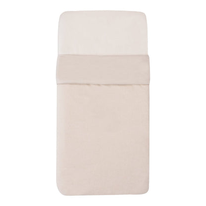 Witlof for Kids Tuck-inn deken wieg 40x80cm velvet rib Soft Sand