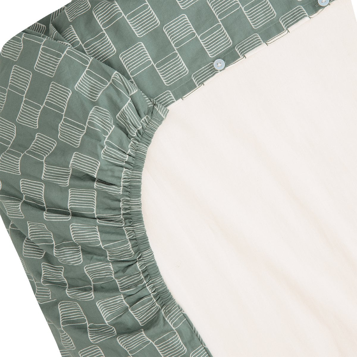 Witlof for Kids Tuck-inn dekbedovertrek bed 100x135cm Sticky Stripes foto 3