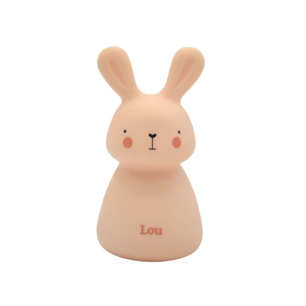 Olala Boutique Nachtlampje - Lapin Lou - opladen via USB - geel
