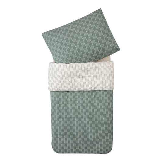 Witlof for Kids Tuck-inn dekbedovertrek 1-persoons 140x200cm Sticky Stripes