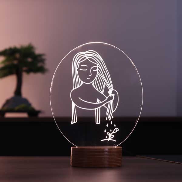 Studio ByLamp Speciaal led-nachtlampje voor moeders - Hout
