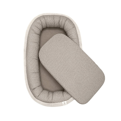 Maylily Bamboe babynest - Stenen taupe - beige foto 2