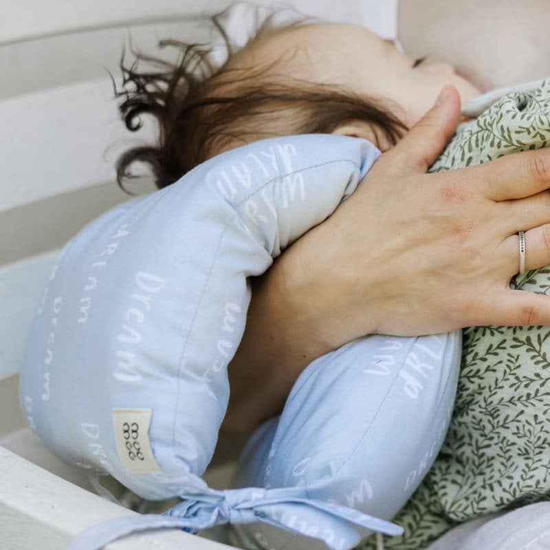 Hi Little One 4-in-1 handvoedingskussen + bedbeschermer van BIO biologisch katoen DREAM foto 5