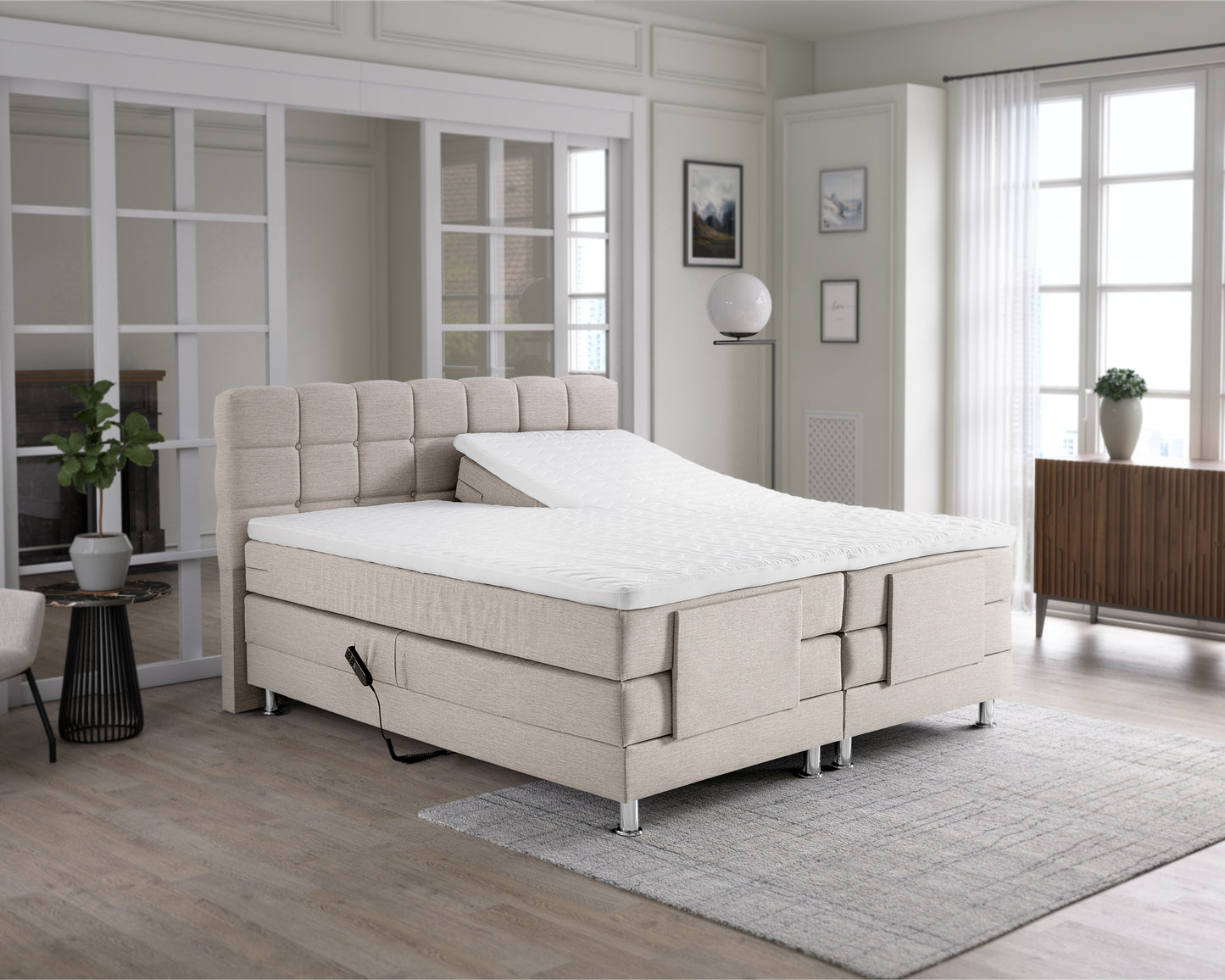 Dreamhouse Elektrische Boxspring Arizona Beige