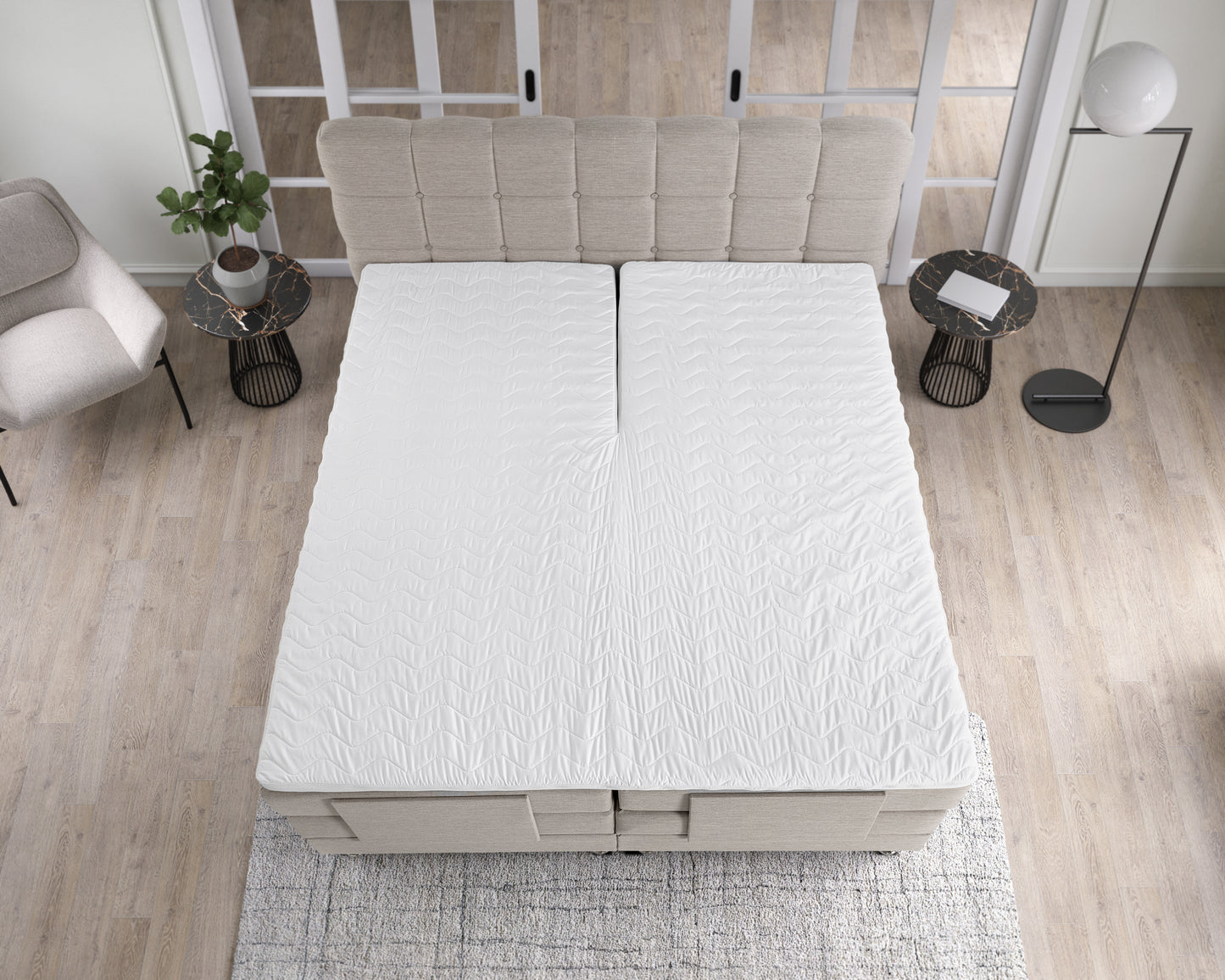 Dreamhouse Elektrische Boxspring Arizona Beige