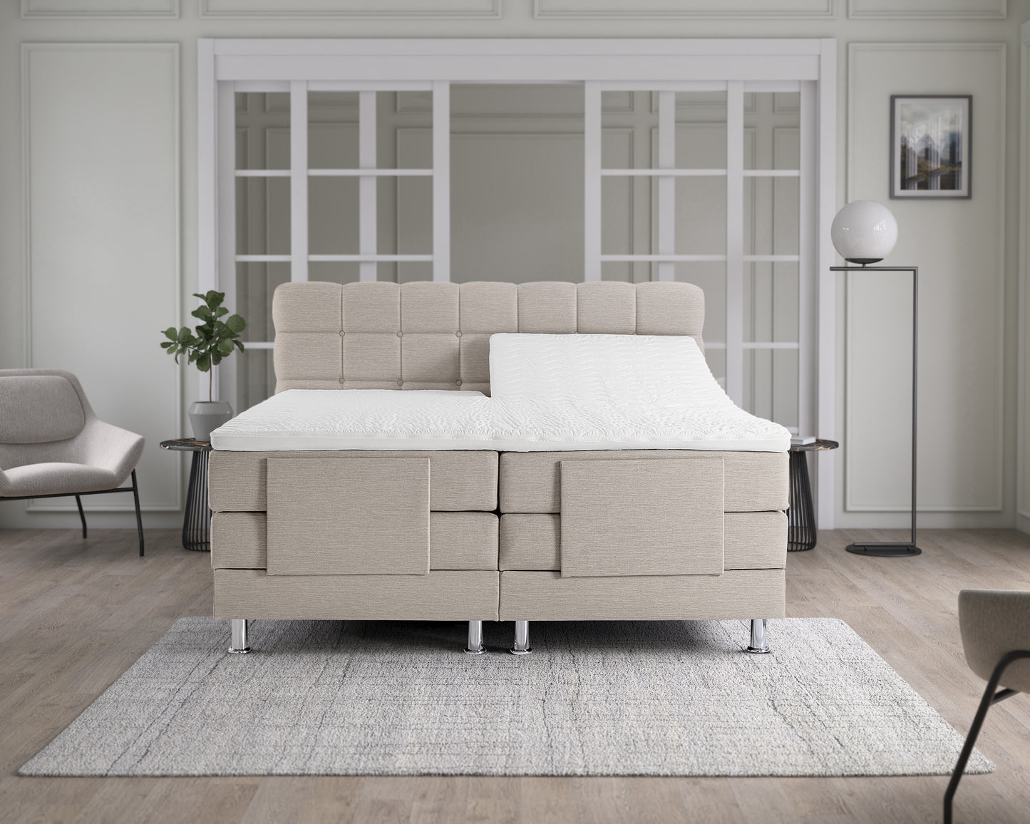 Dreamhouse Elektrische Boxspring Arizona Beige