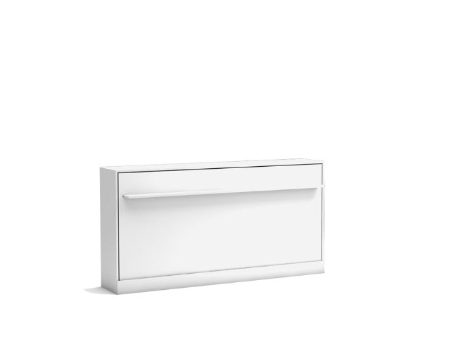 Opklapbed maat 90 x 200, horizontaal, kleur wit