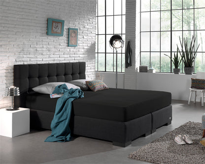 Dubbel Jersey 220 gr. Hoeslaken Zwart