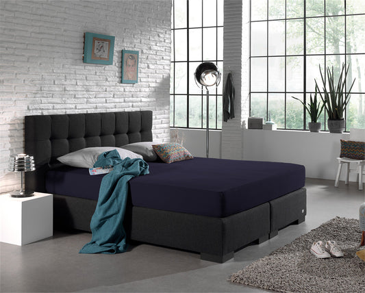 Dubbel Jersey 220 gr. Hoeslaken Navy