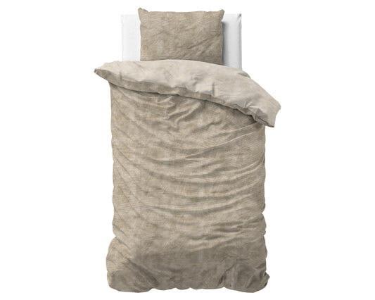 Flanel Washed Cotton Taupe