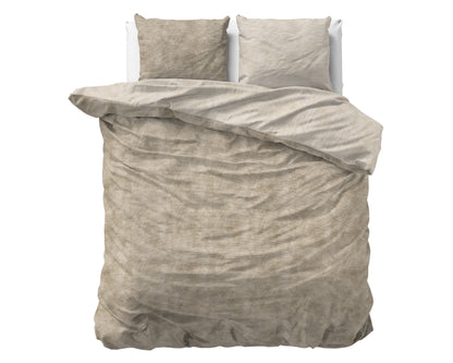 Flanel Washed Cotton Taupe