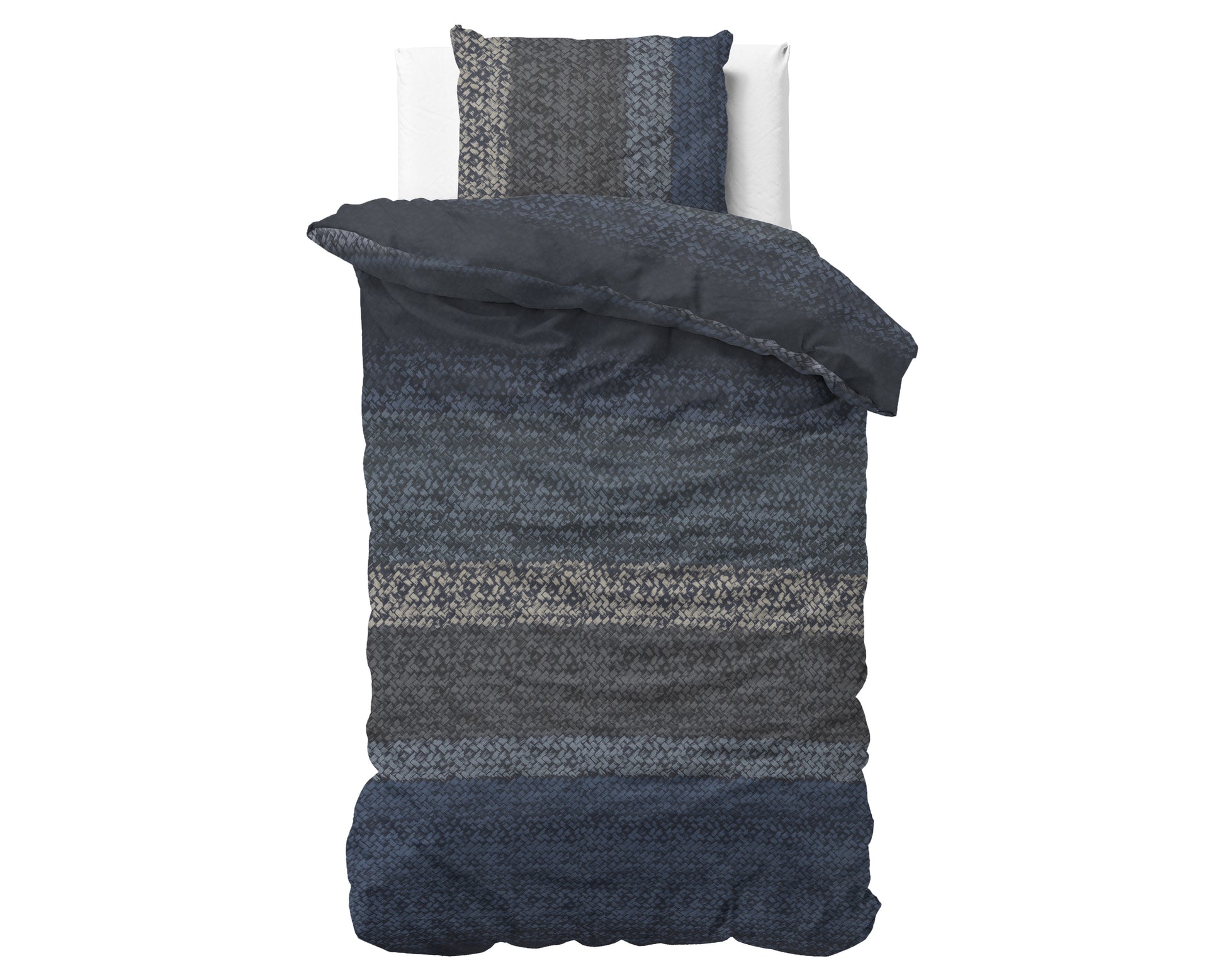 DH Flanel Gradient Knits Blauw