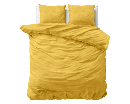 Stone washed Mustard