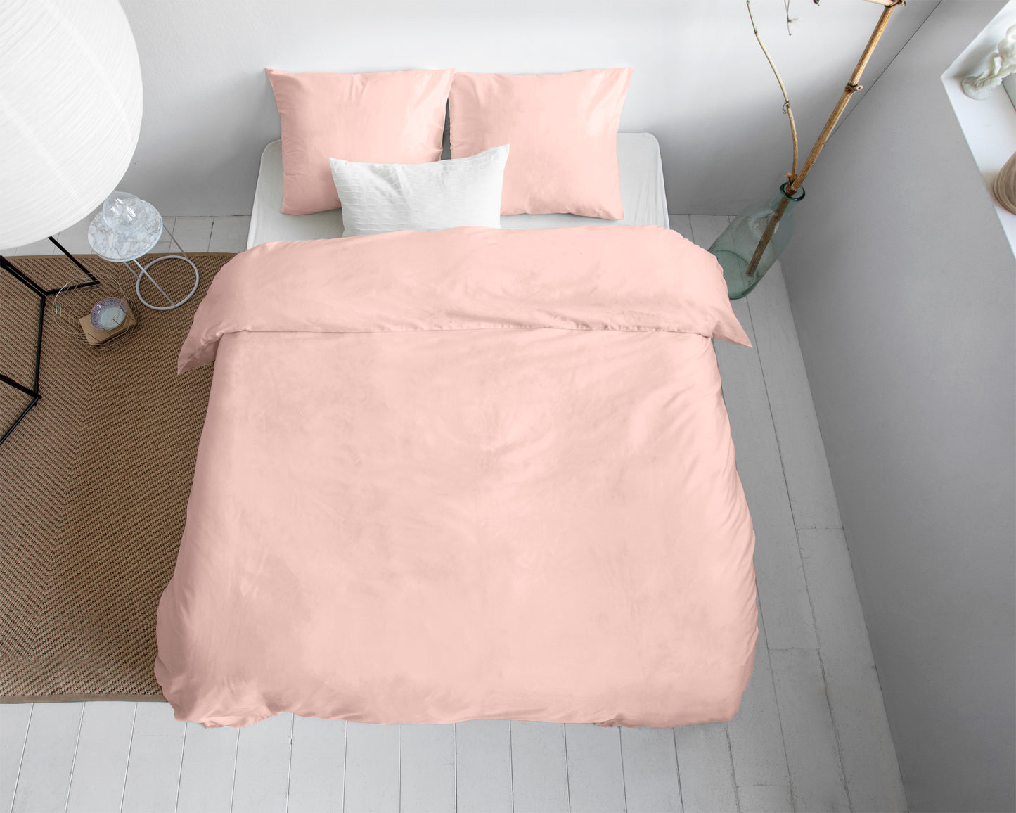 Uni Satijn Roze