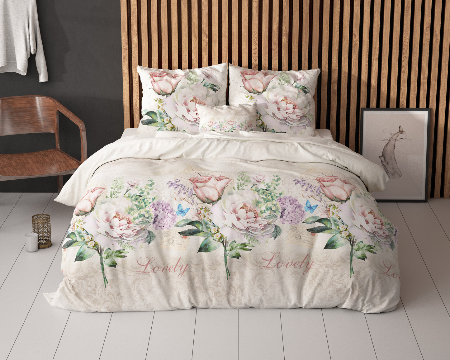 Lovely Flower Beige