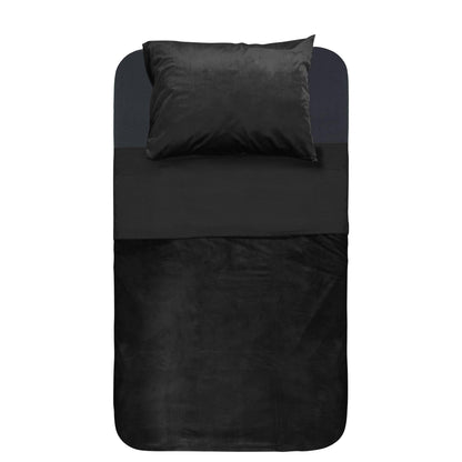 Velvet Piping Zwart