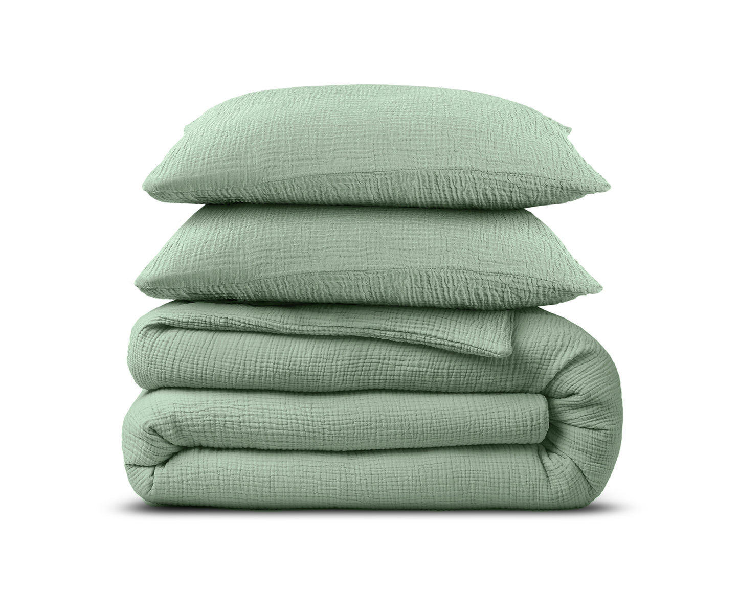 Mousseline Perkal Groen