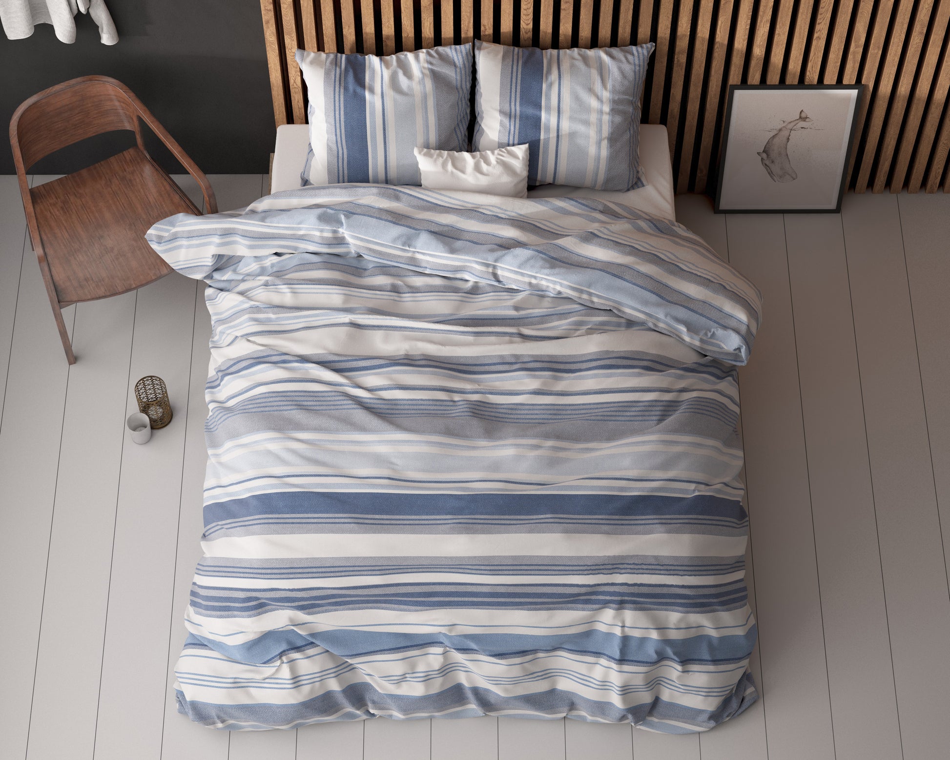 Stripy Blauw