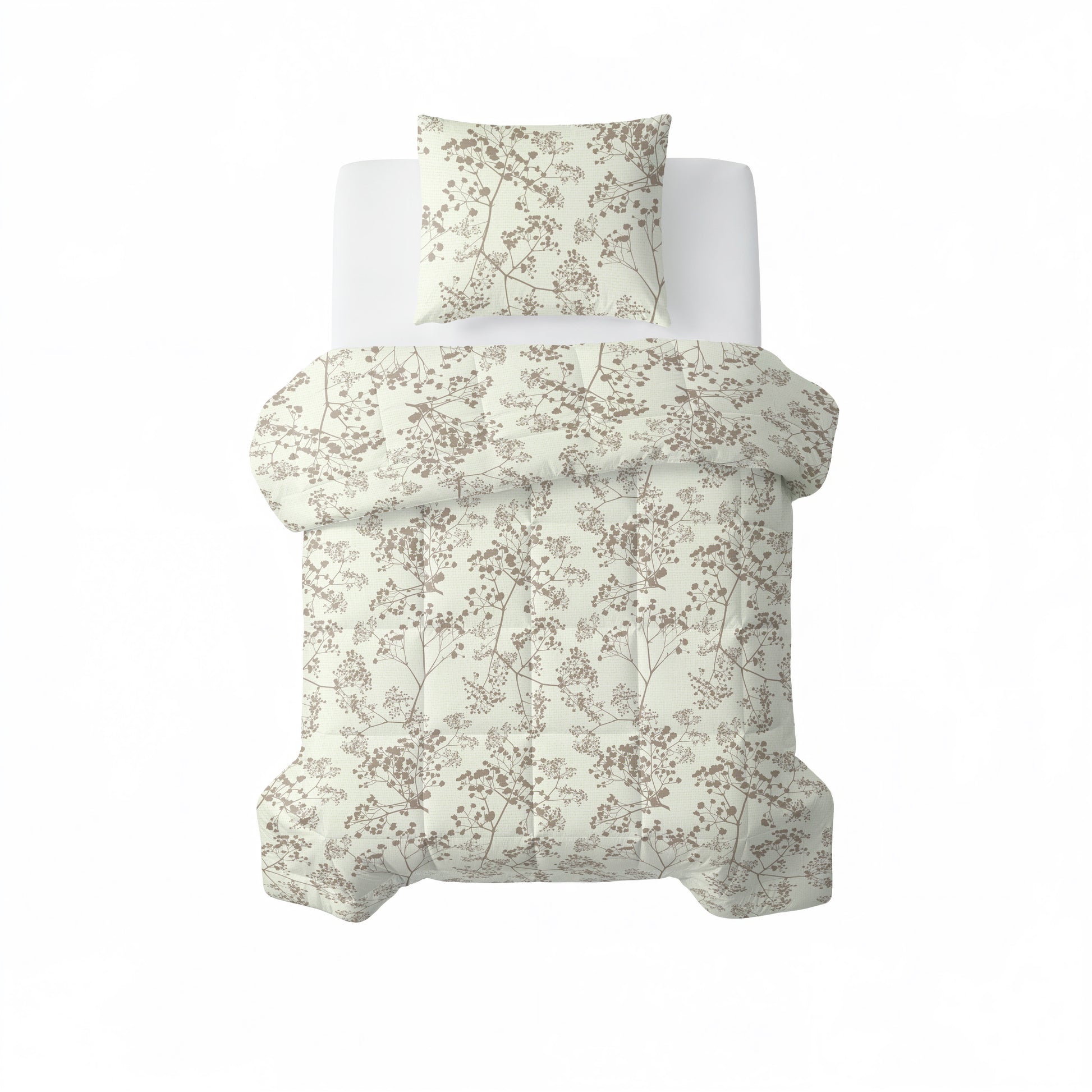 All-in one Lazy dekbed Fir Groen Met Kussenslopen