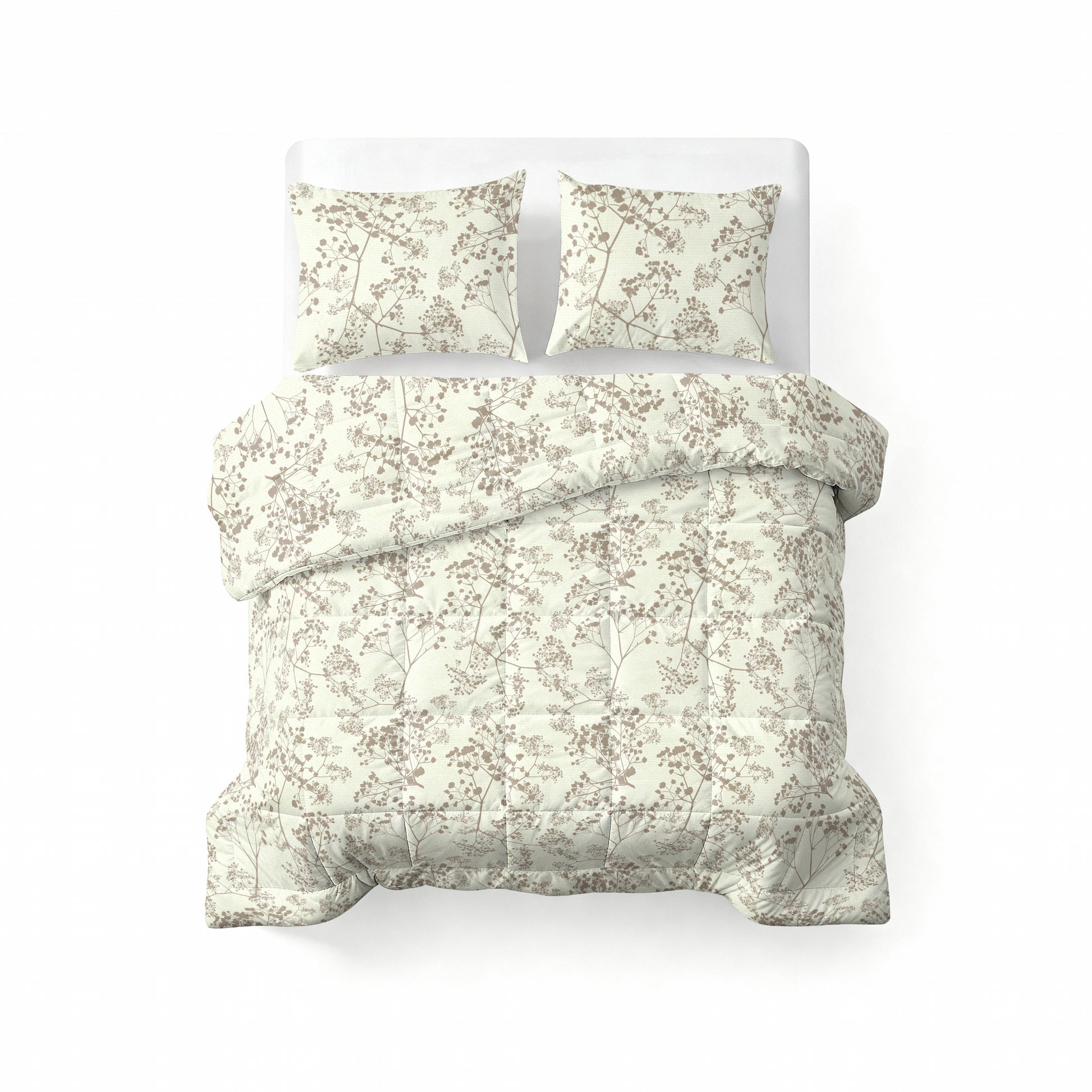 All-in one Lazy dekbed Fir Groen Met Kussenslopen