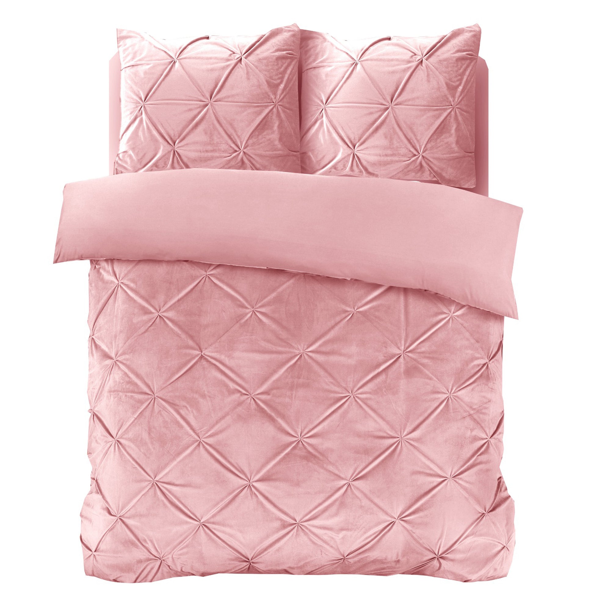 Velvet Pintuck Roze