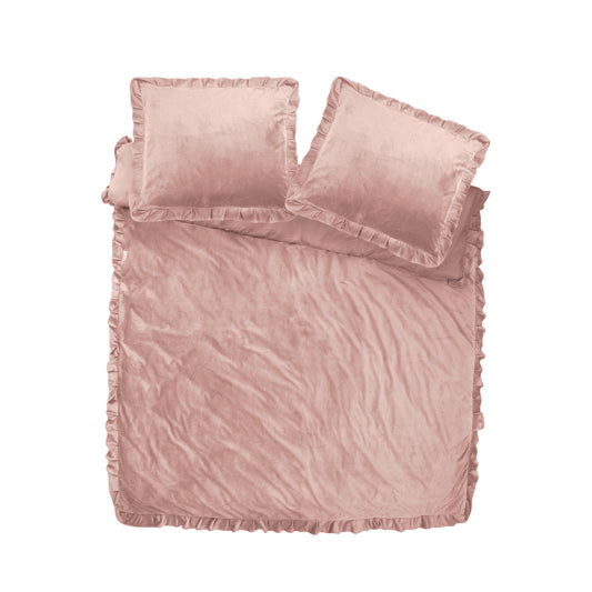 Velvet Ruffles Oud Roze