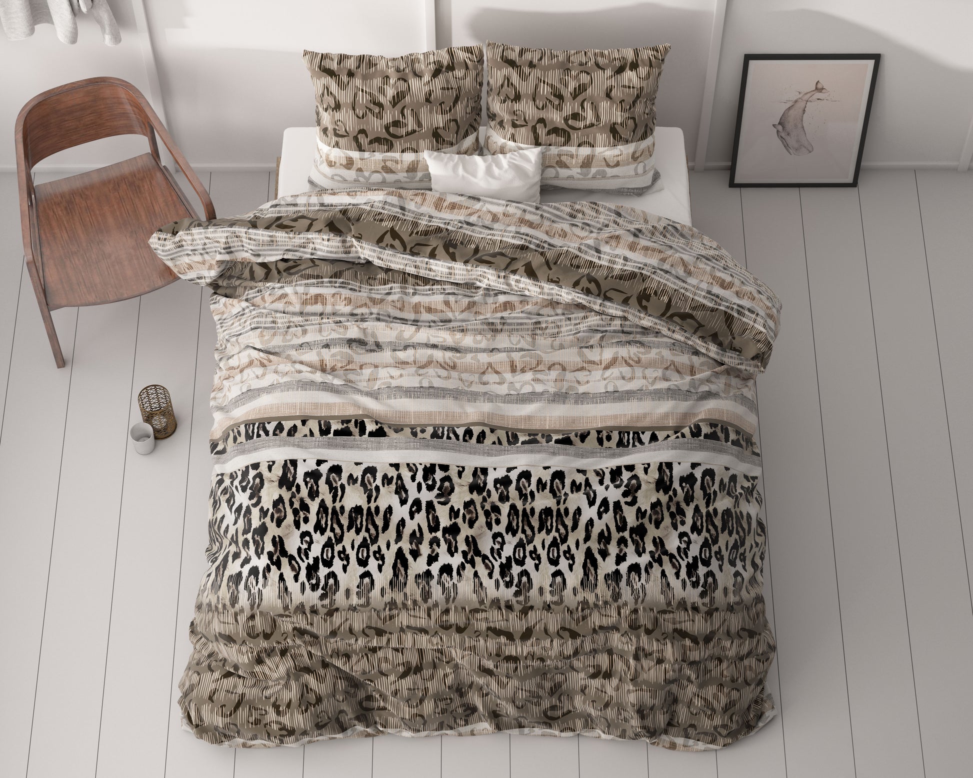 Tiger Leopard Taupe