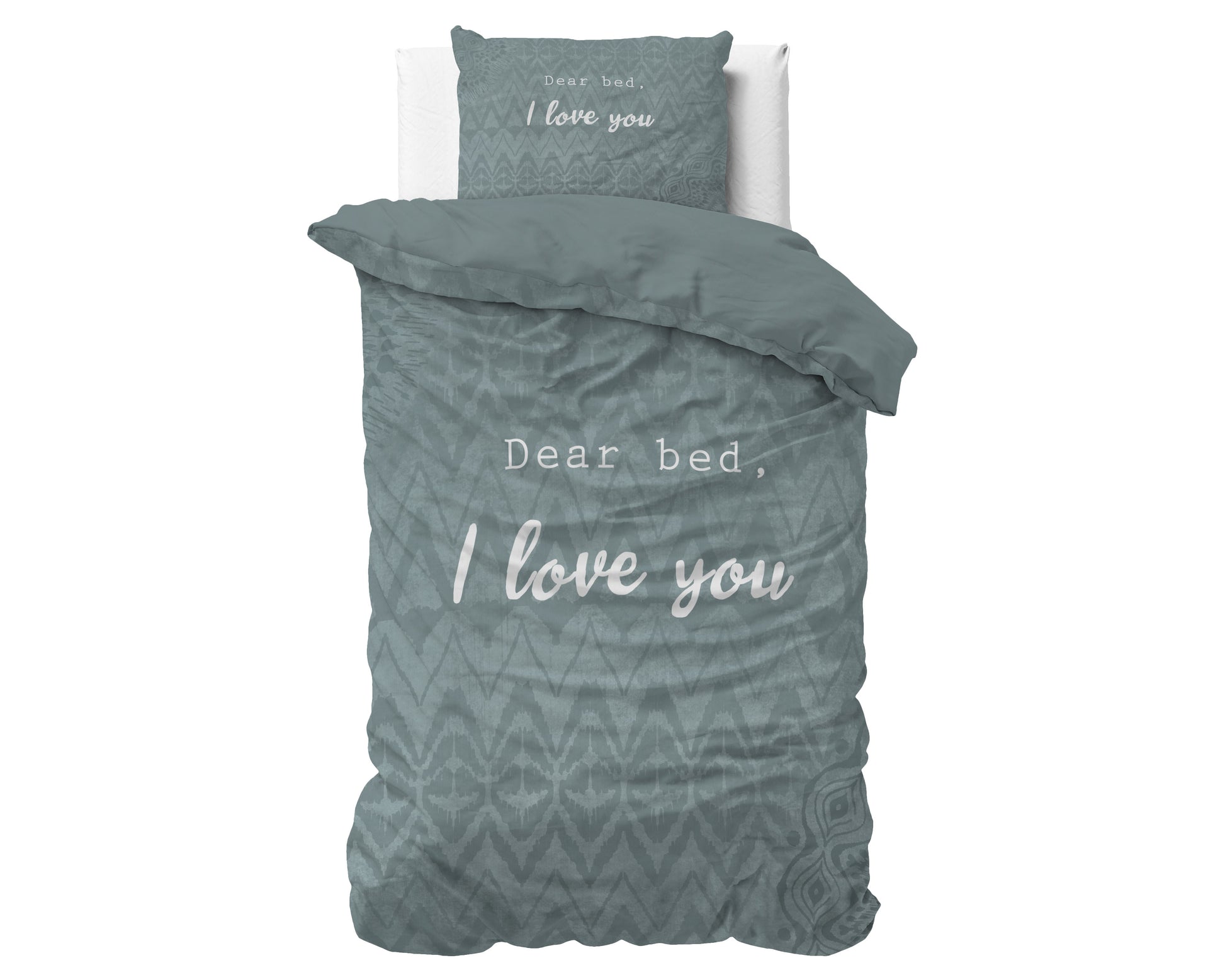 I Love Bed Groen
