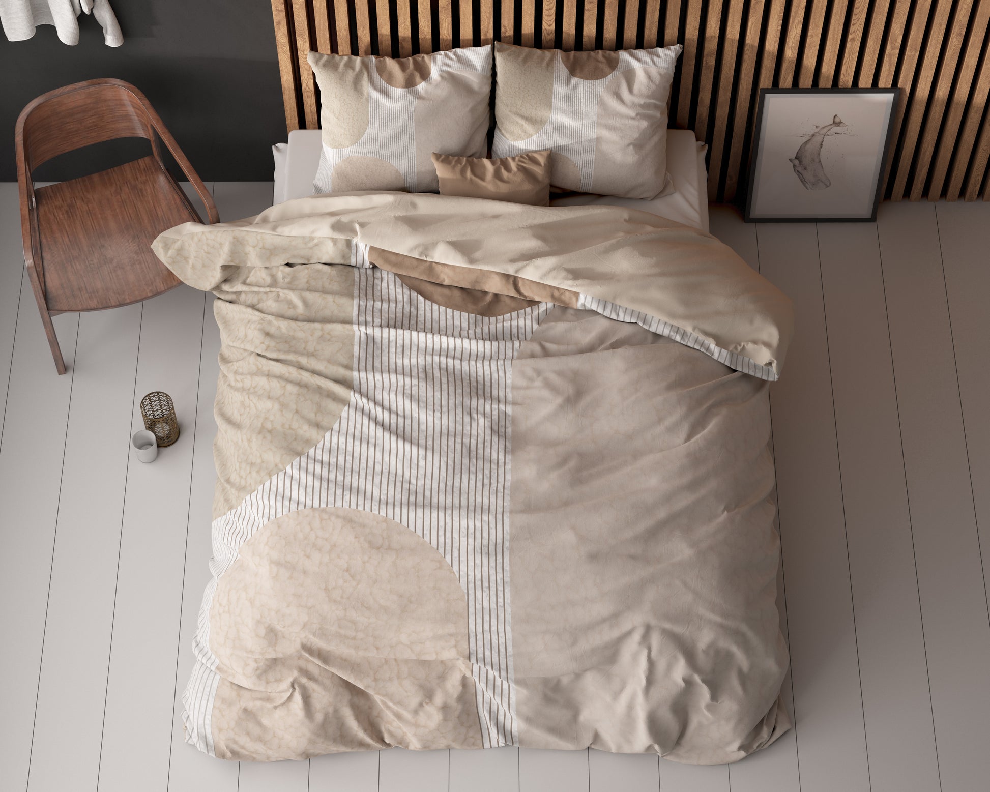 Teddy Print Crème