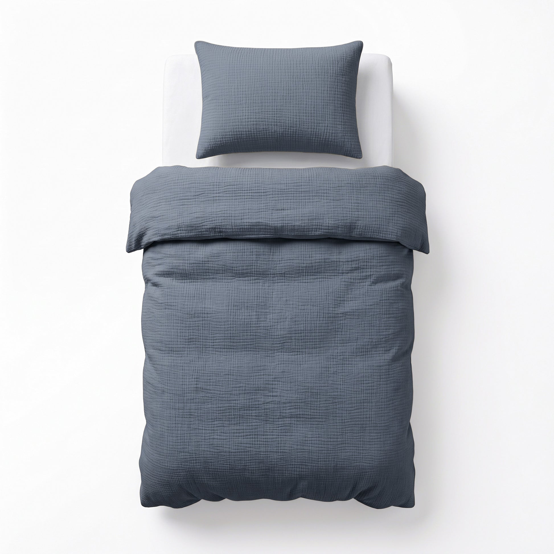 Mousseline Midnight Blauw