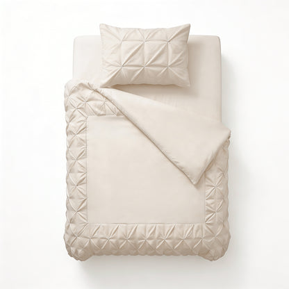 Border Pintuck Beige