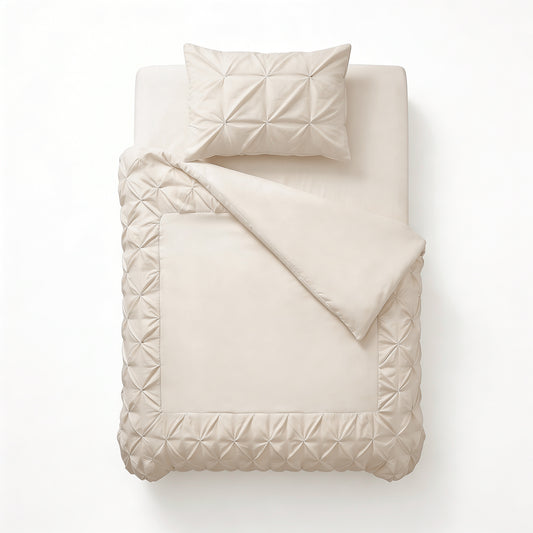 Border Pintuck Beige