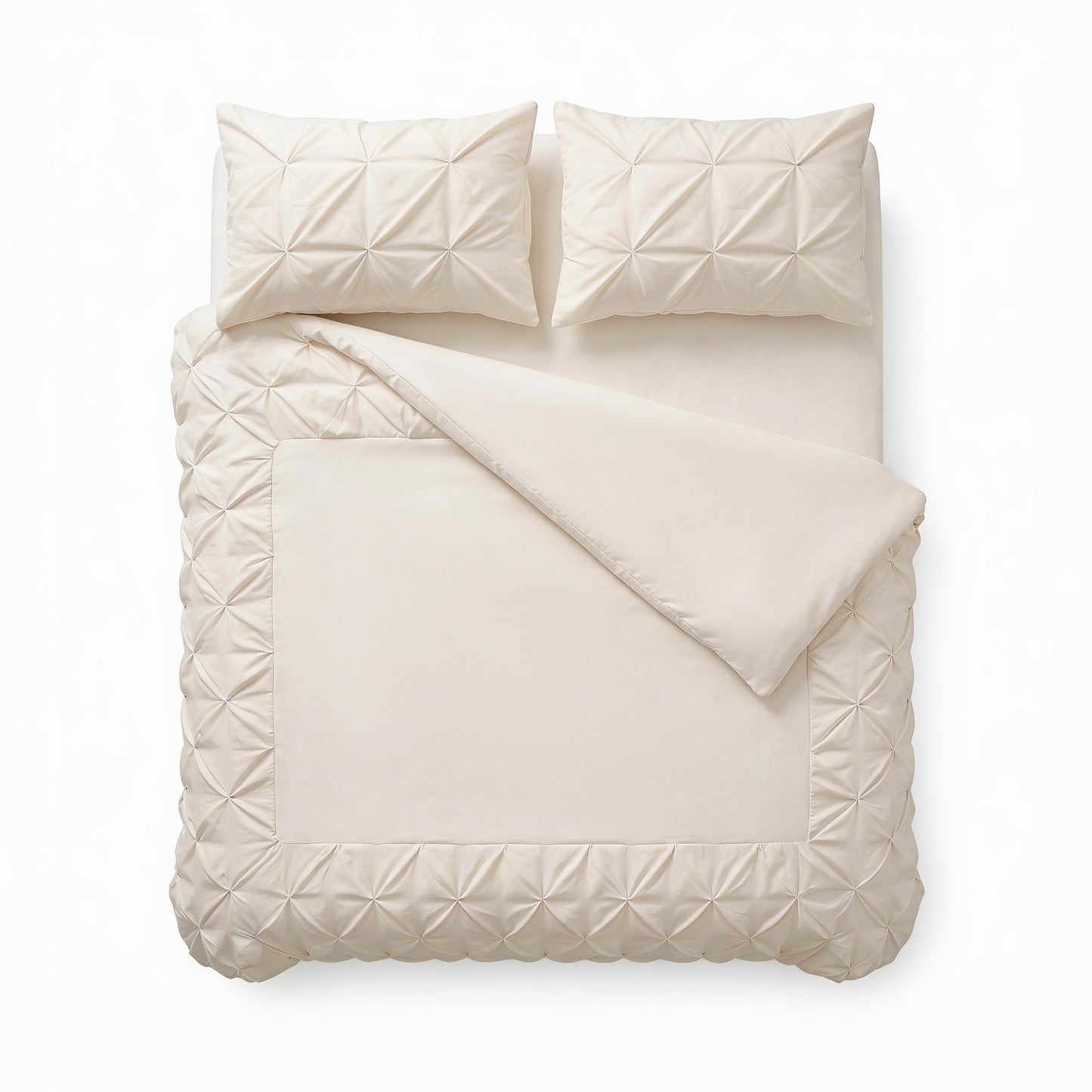 Border Pintuck Beige