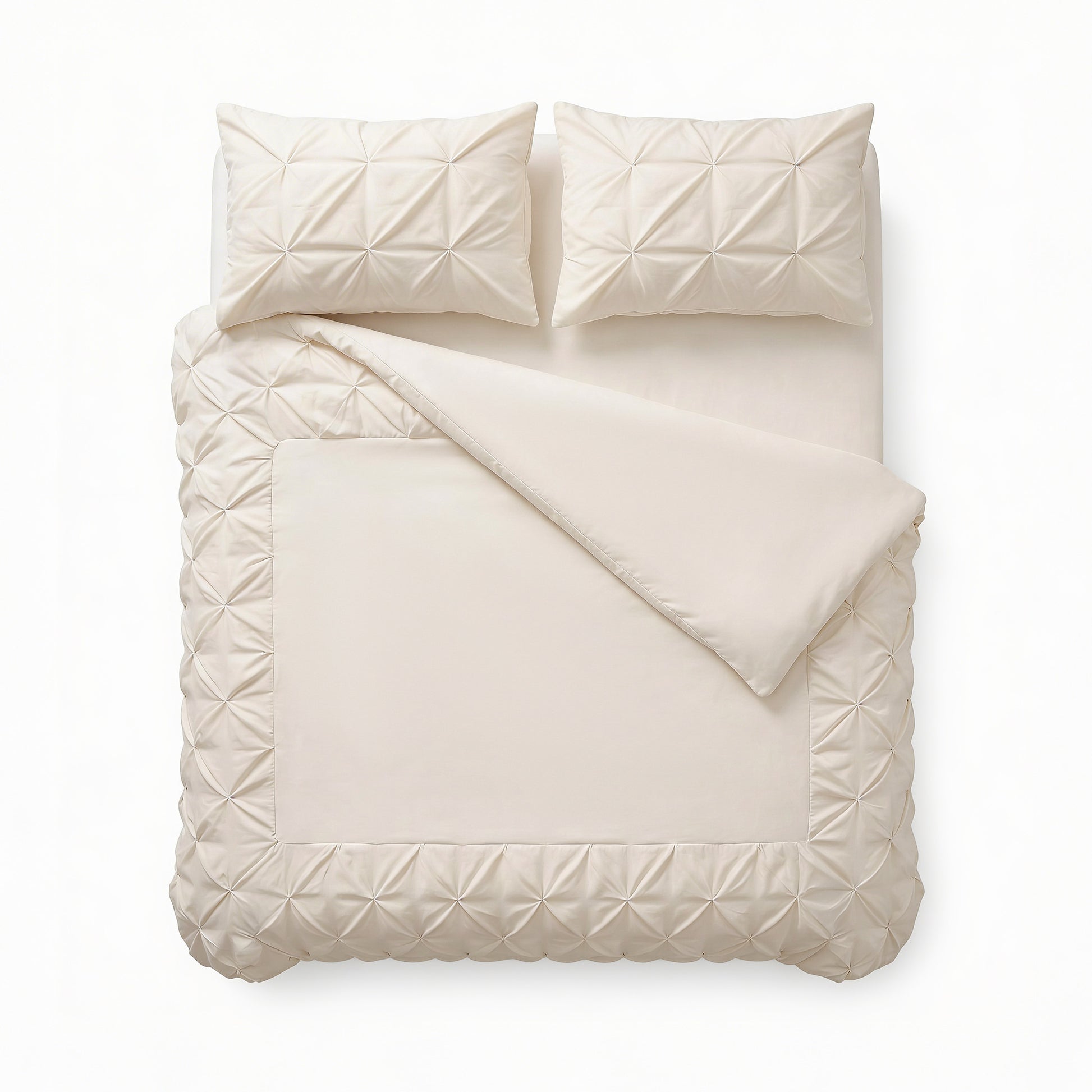 Border Pintuck Beige