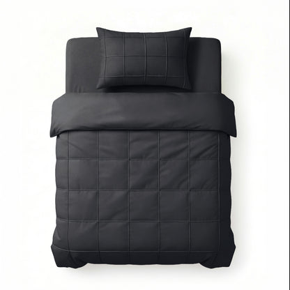 Check Pintuck Zwart