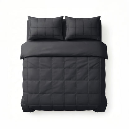 Check Pintuck Zwart