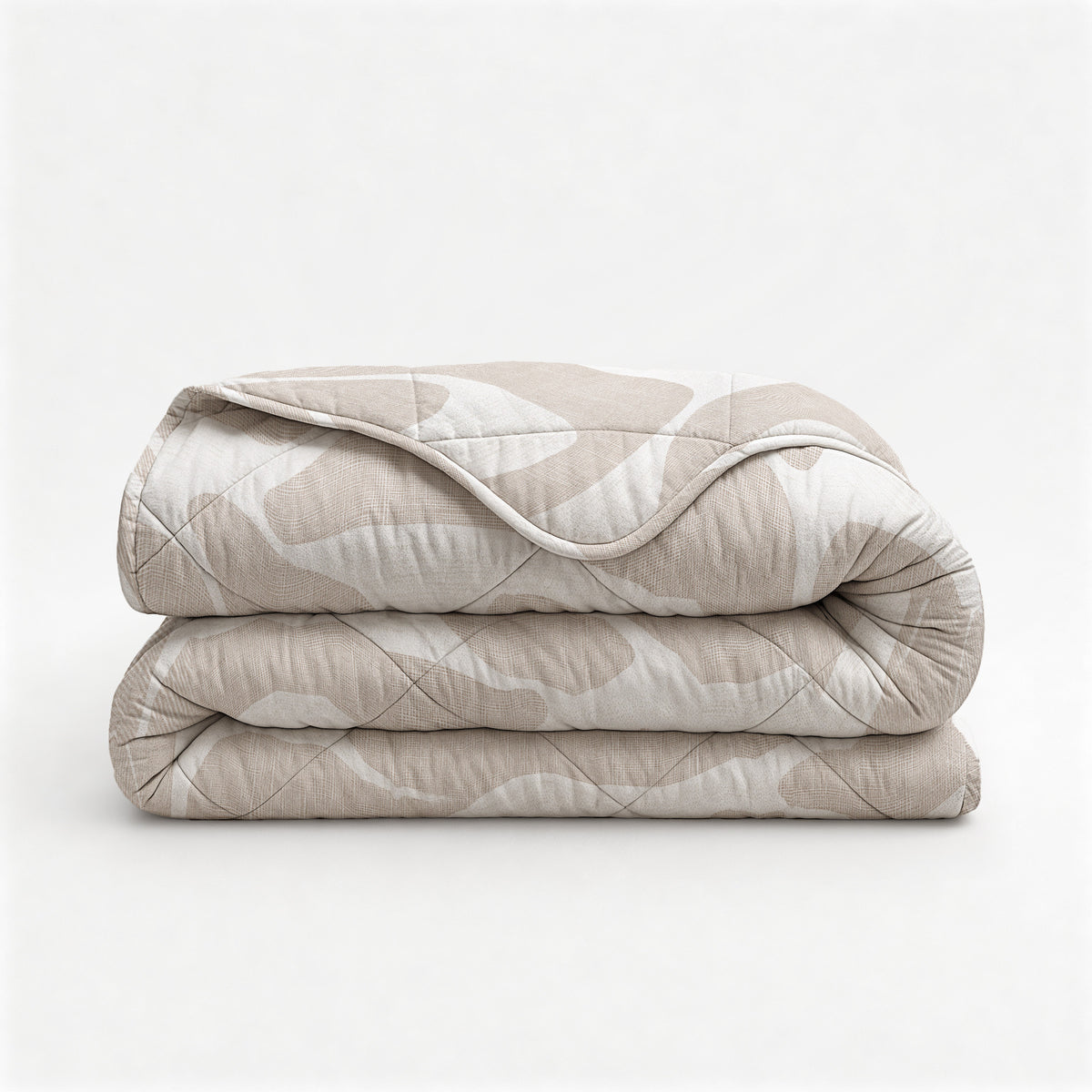 Sleeptime Kello Lazy Dekbed Taupe/Zand Met Kussenslopen – afbeelding 7