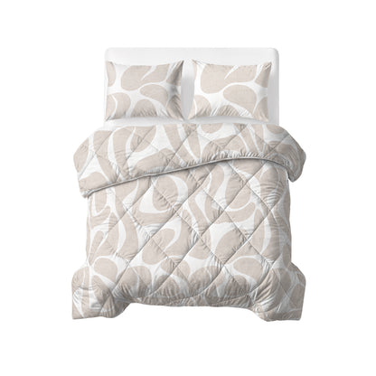 Kello Lazy Dekbed Taupe/Zand Met Kussenslopen