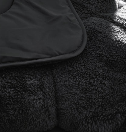 Sleeptime Lazy Dekbed Teddy Zwart Met Kussenslopen – afbeelding 7