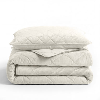 Sleeptime Lazy Dekbed Velvet Beige Met Kussenslopen – afbeelding 5