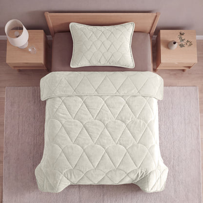 Sleeptime Lazy Dekbed Velvet Beige Met Kussenslopen – afbeelding 15