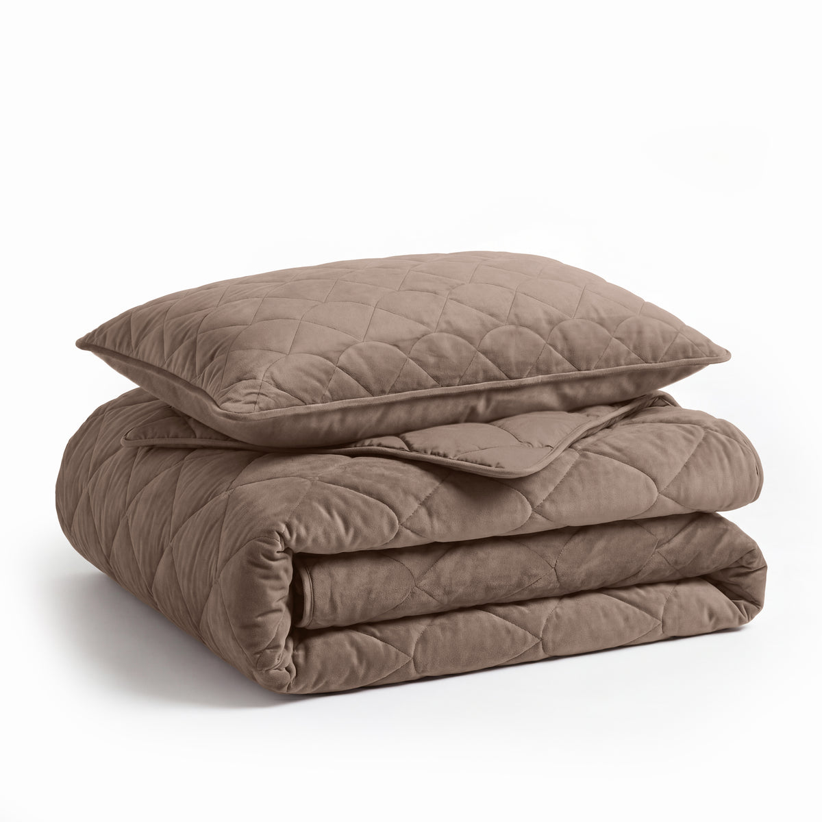 Sleeptime Lazy Dekbed Velvet Taupe/Bruin Met Kussenslopen – afbeelding 6