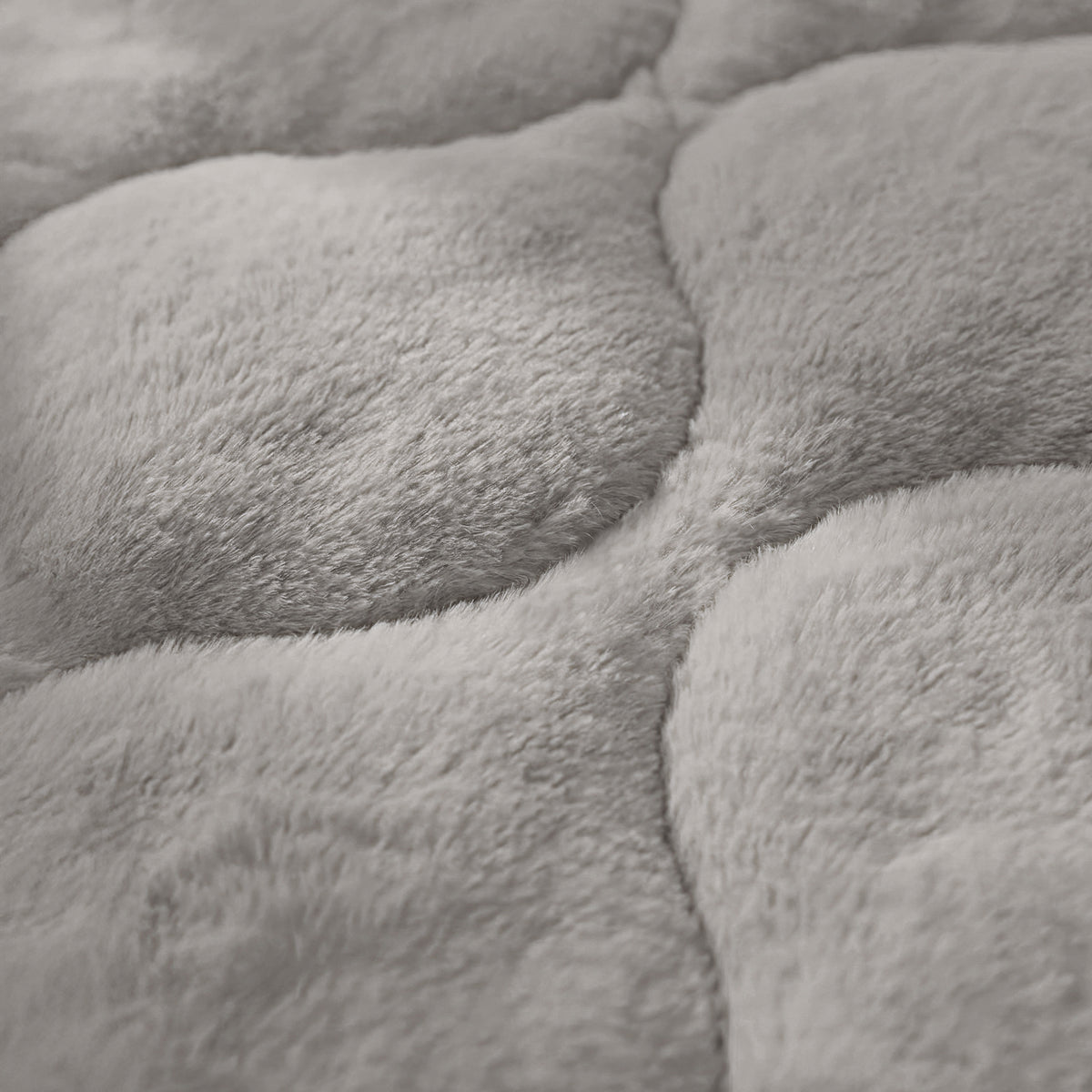 Sleeptime Lazy Dekbed Faux Fur Taupe/Grijs Met Kussenslopen – afbeelding 6