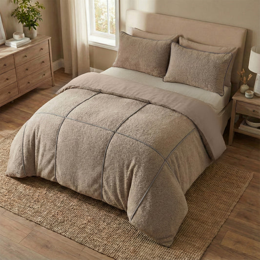 Teddy Trim Donker Taupe