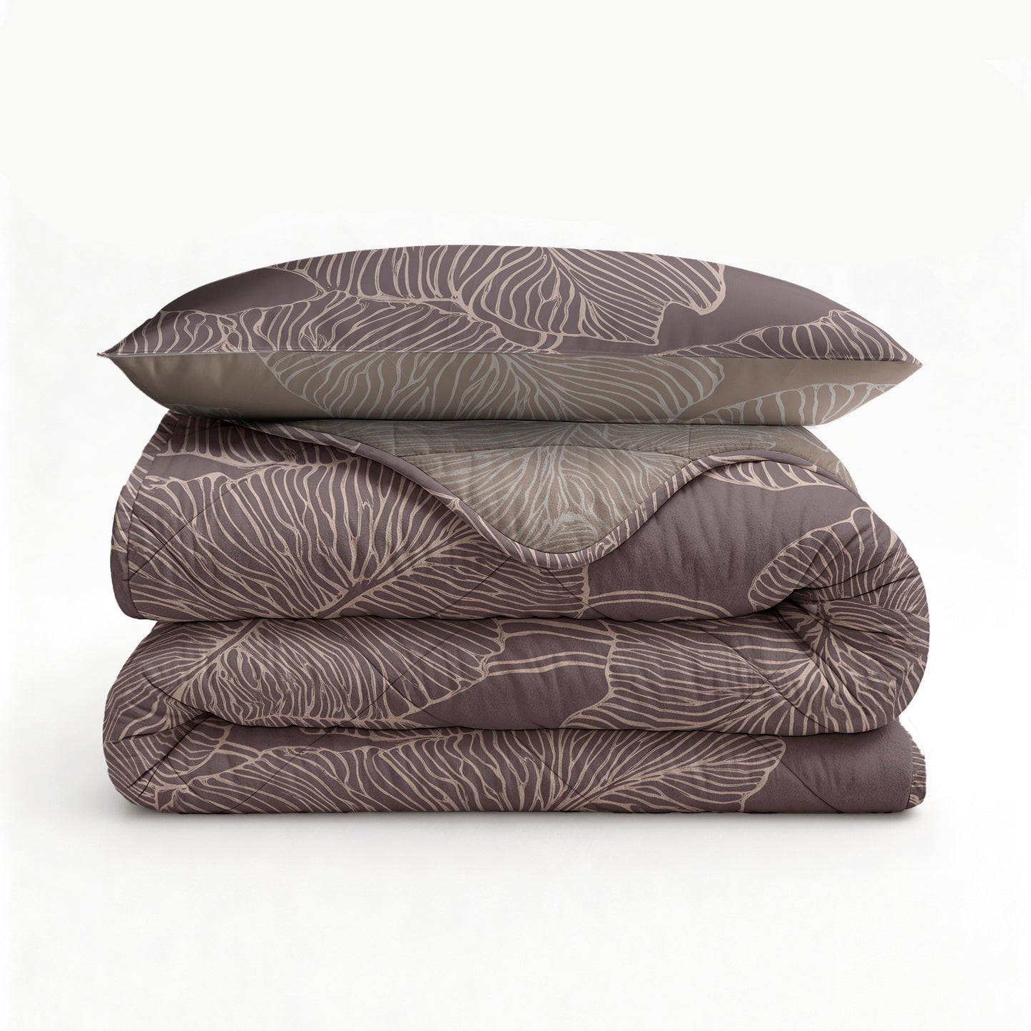 Lazy Dekbed Dreamy Mauve Met Kussenslopen