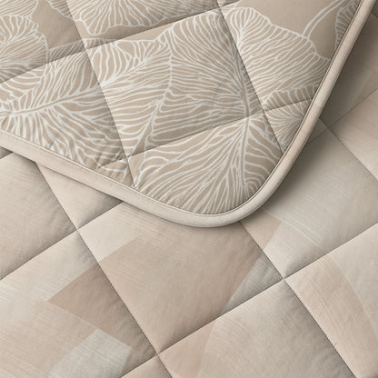 Sleeptime Lazy Dekbed Warm Triangles Zand/Beige Met Kussenslopen – afbeelding 6