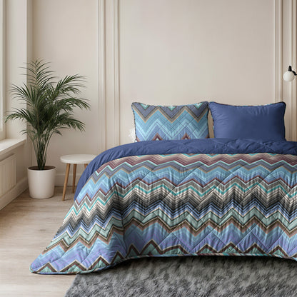 Sleeptime Lazy Dekbed Tilly Blauw Met Kussenslopen – afbeelding 10